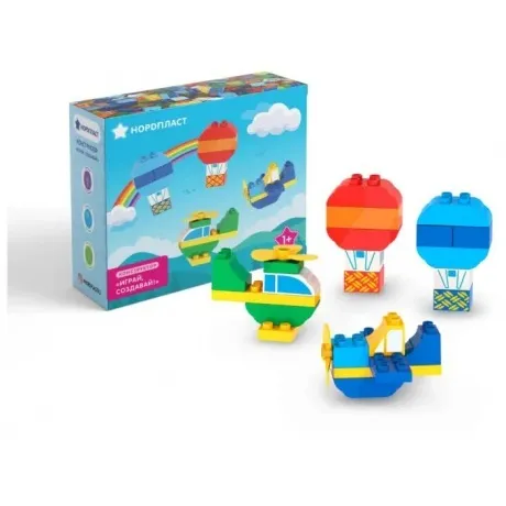 Конструктор "Воздушные суда" 26 деталей "Играй,создавай" Нордпла...