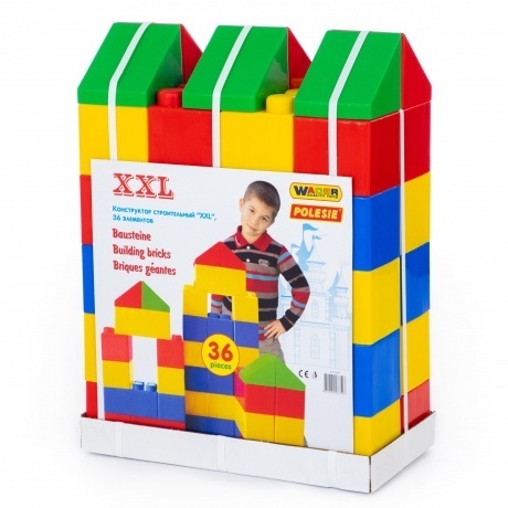 Конструктор строительный "XXL",36 элементов Полесье 37527 - фото 1