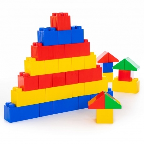 Конструктор строительный "XXL",36 элементов Полесье 37527 - фото 5