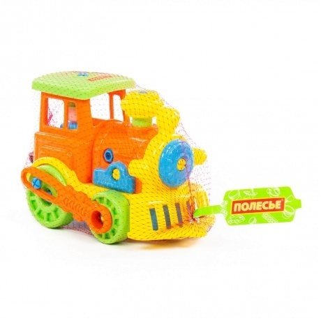 Конструктор-транспорт &quot;Паровоз&quot; в сеточке) Полесье 71255 - фото 5