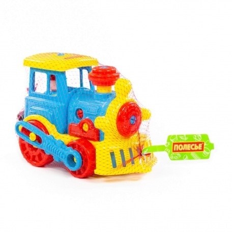 Конструктор-транспорт &quot;Паровоз&quot; в сеточке) Полесье 71255 - фото 10