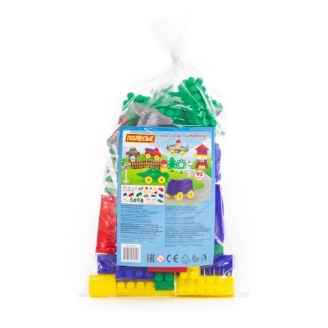 

Конструктор "Строитель" 92 детали в пакете Полесье 52520