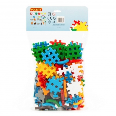 Конструктор "Зоопарк" 117 деталей в мешке Полесье 0811 - фото 6