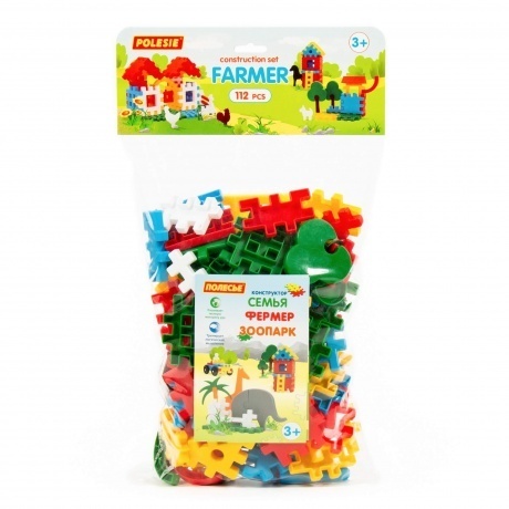 

Конструктор "Фермер" 112 элементов в мешке Полесье 4871