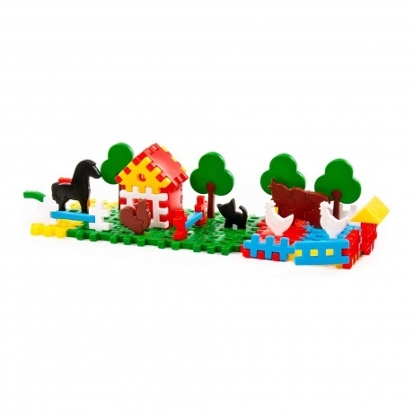 Конструктор "Фермер" 235 элементов в мешке Полесье 0859 - фото 4