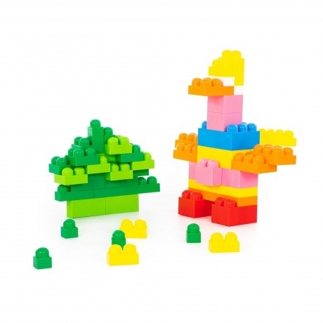 Конструктор "Великан" 126 деталей в мешке Полесье 7703 - фото 3