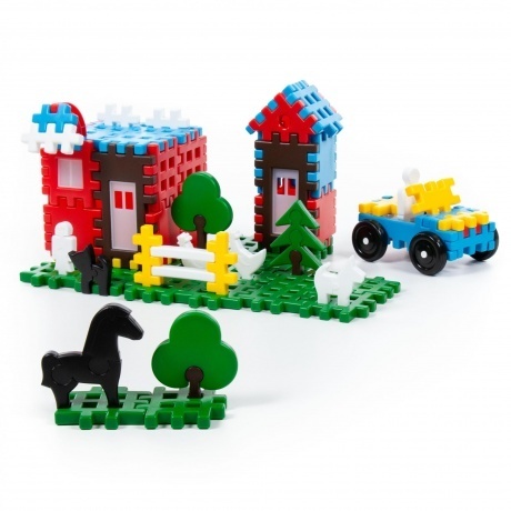 Конструктор "Семья" 235 деталей в мешке Полесье 0927 - фото 2