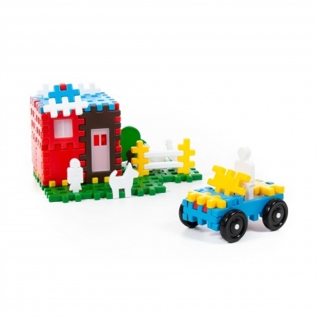 Конструктор "Семья" 235 деталей в мешке Полесье 0927 - фото 4