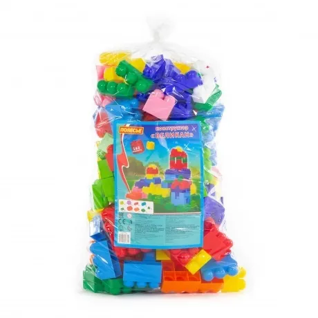 Конструктор "Великан" 162 детали в мешке Полесье 7710