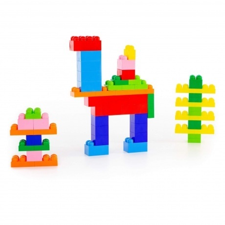 Конструктор "Великан" 162 детали в мешке Полесье 7710 - фото 4