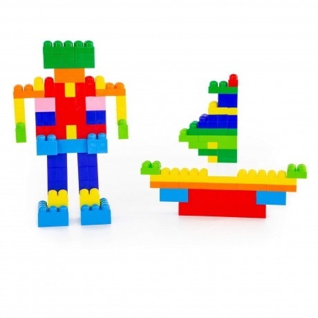 Конструктор "Великан" 162 детали в мешке Полесье 7710 - фото 5