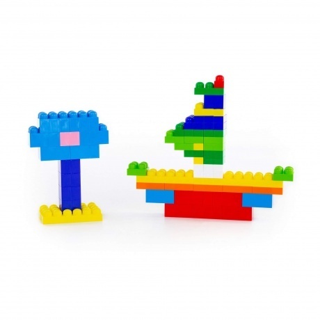 Конструктор "Великан" 162 детали в мешке Полесье 7710 - фото 6