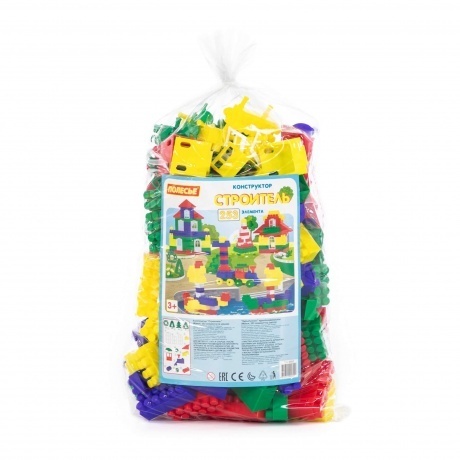 

Конструктор "Строитель" Макси 253 детали в мешке Полесье 0552