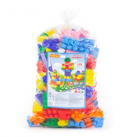 Конструктор "Великан" 198 деталей в мешке Полесье 7727 - фото 1