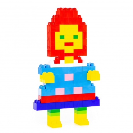 Конструктор "Великан" 198 деталей в мешке Полесье 7727 - фото 5