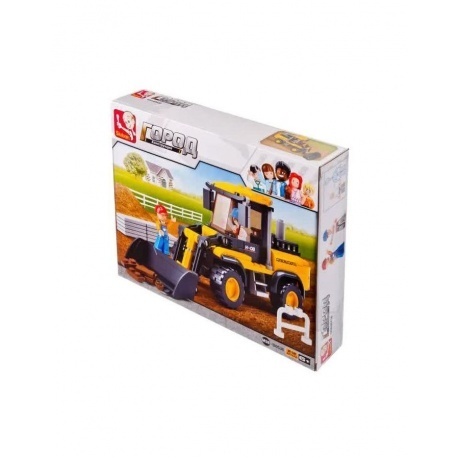 

Конструктор "Строительная техника.Погрузчик"(212дет)в кор. SLUBAN M38-B0538