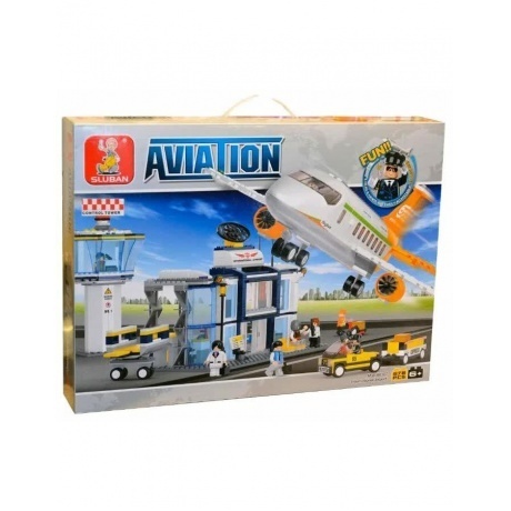 

Конструктор "Авиация.Международный аэропорт" (678дет) SLUBAN М38-В0367