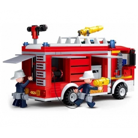 Конструктор "Пожарная машина" (343дет) SLUBAN М38-В0626 - фото 4