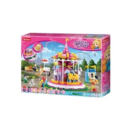 Конструктор "Карусель" (762дет) SLUBAN М38-В0725