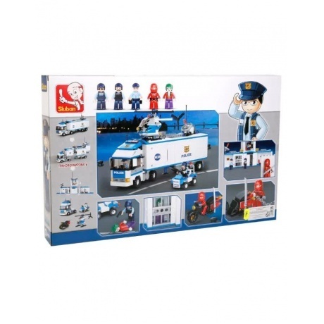 Конструктор "Полицейский участок" (572дет) SLUBAN М38-В0376 - фото 2