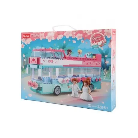 Конструктор "Свадебный автобус" (379дет) SLUBAN М38-В0769