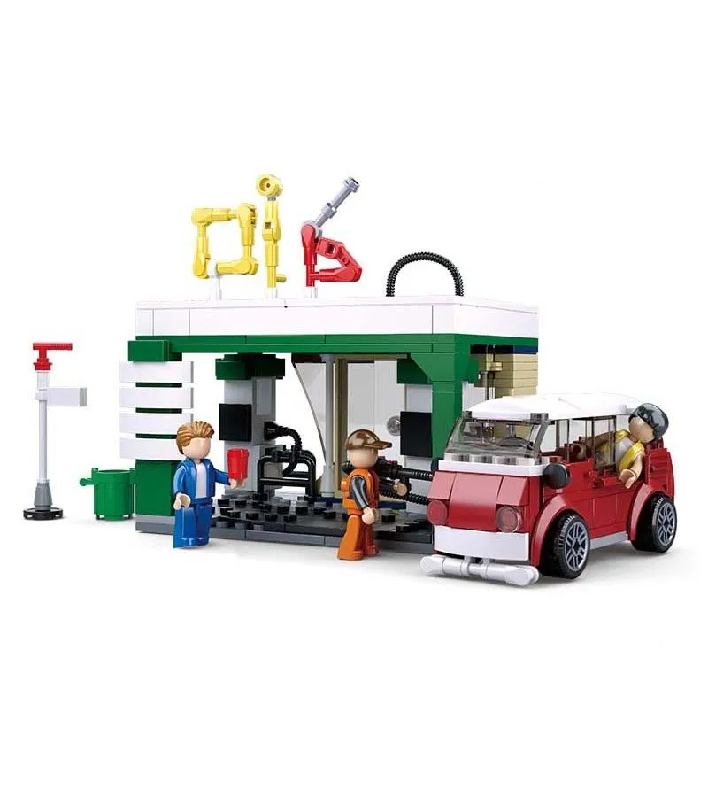Конструктор "Заправочная станция" (322дет) SLUBAN М38-В0759В - фото 2