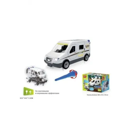 Конструктор Машина VIP TRAVEL со свет.звук.эффектами в коробке 1...