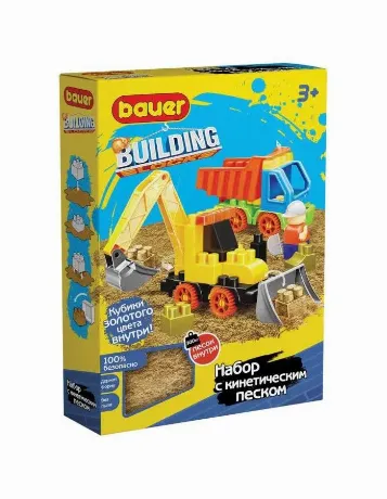 Конструктор Bauer "Building Kinetic" набор с трактором и грузови...