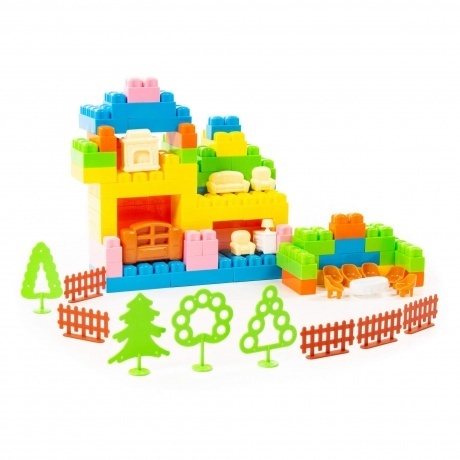 Конструктор "Малютка"(107 элементов)в пакете - фото 3