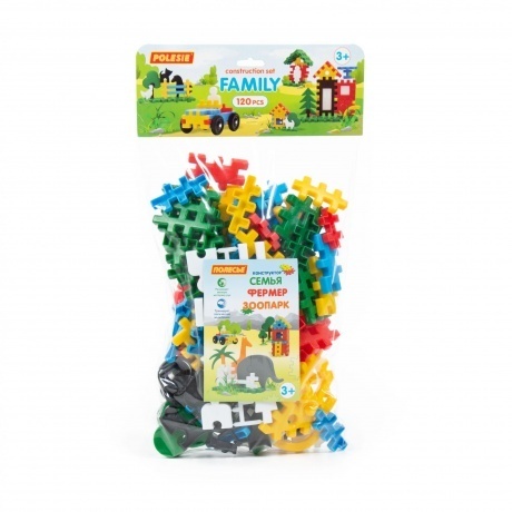 

Конструктор "Семья" (120 элем.в мешке)