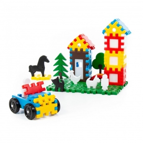 Конструктор "Семья" (120 элем.в мешке) - фото 2