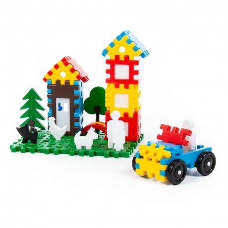 Конструктор "Семья" (120 элем.в мешке) - фото 3