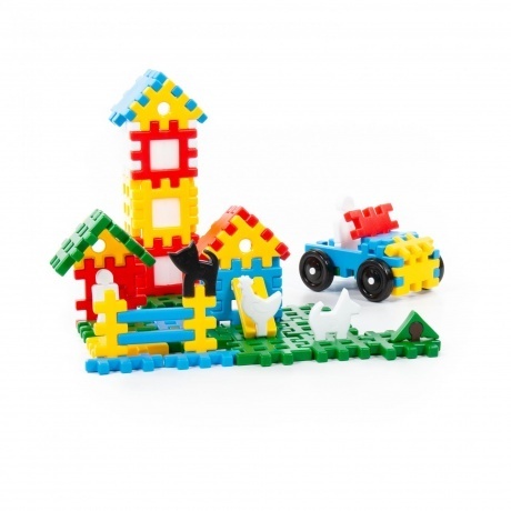 Конструктор "Семья" (120 элем.в мешке) - фото 4