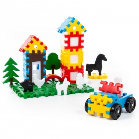 Конструктор "Семья" (120 элем.в мешке) - фото 5