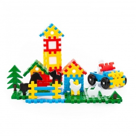 Конструктор "Семья" (120 элем.в мешке) - фото 6