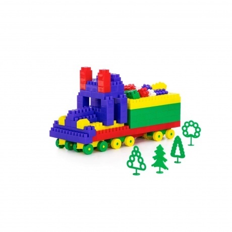 Конструктор &quot;Строитель&quot; &quot;Макси-плюс&quot; 350 деталей в мешке - фото 2