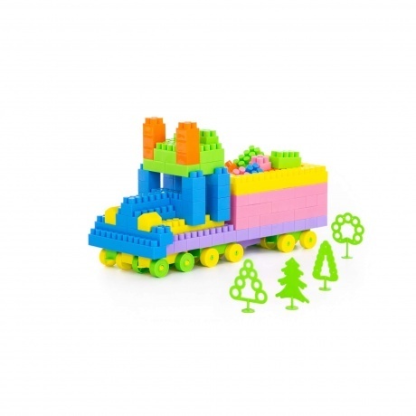 Конструктор &quot;Строитель&quot; &quot;Макси-плюс&quot; 350 деталей в мешке - фото 4