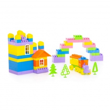 Конструктор &quot;Строитель&quot; &quot;Макси-плюс&quot; 350 деталей в мешке - фото 5