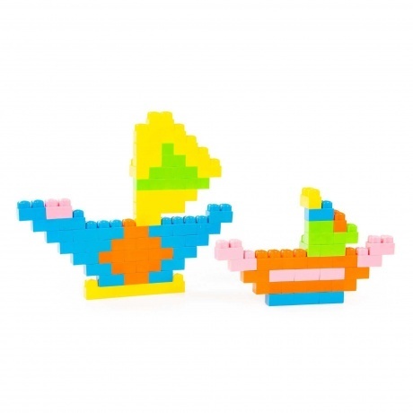 Конструктор &quot;Малютка&quot; 120 элементов в пакете 1441 - фото 5