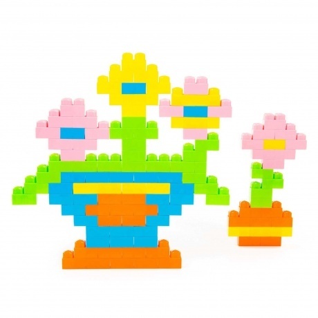 Конструктор &quot;Малютка&quot; 120 элементов в пакете 1441 - фото 6