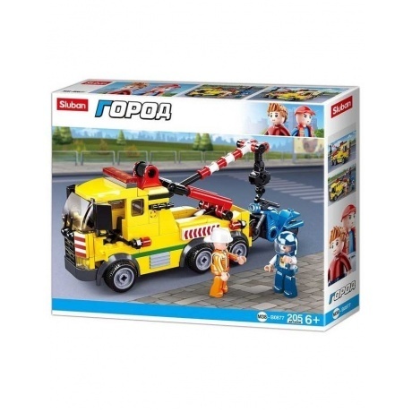 

Конструктор Передвижной кран (205 дет.) в коробке M38-B0877