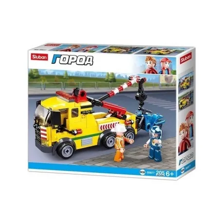 Конструктор Передвижной кран (205 дет.) в коробке M38-B0877