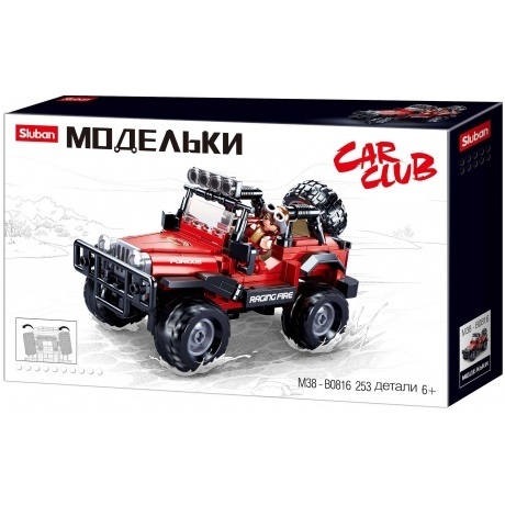 

Конструктор Внедорожник (253 дет.) в коробке M38-B0816