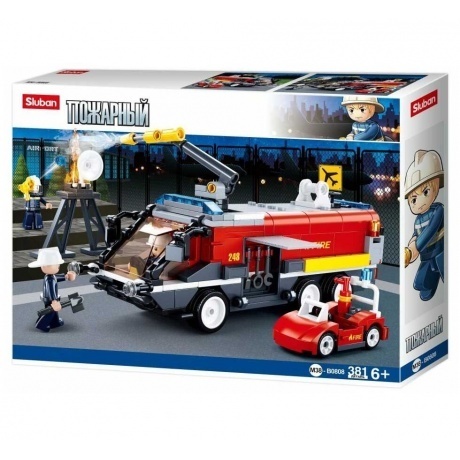 

Конструктор Пожарная машина (381 дет.) в коробке M38-B0808