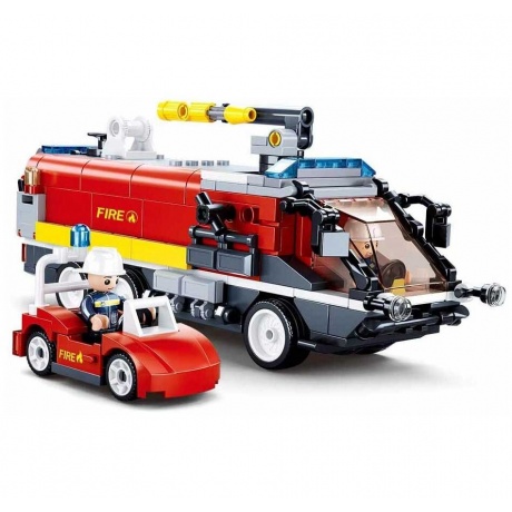 Конструктор Пожарная машина (381 дет.) в коробке M38-B0808 - фото 2