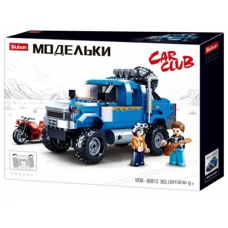 Конструктор Пикап (361дет.) в коробке M38-B0813