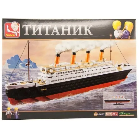Конструктор "Титаник" (1012дет) в коробке M38-B0577