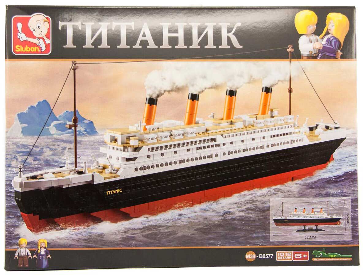 Конструктор Титаник (1012дет) в коробке M38-B0577 конструктор sluban m38 b0577 титаник 1012 дет