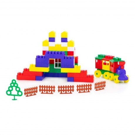 Конструктор "Строитель" 129 деталей (в пакете) - фото 2