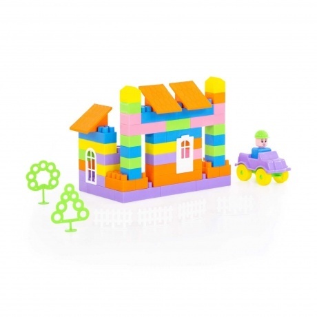 Конструктор "Строитель" 129 деталей (в пакете) - фото 6